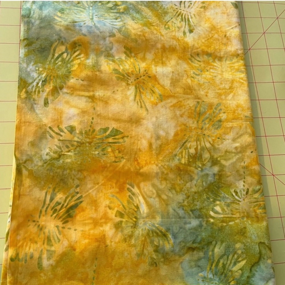 Benartex Bali Batiks “In the Garden Balis” – Triple Dyed Hand-Dyed Fabric 1 Yard